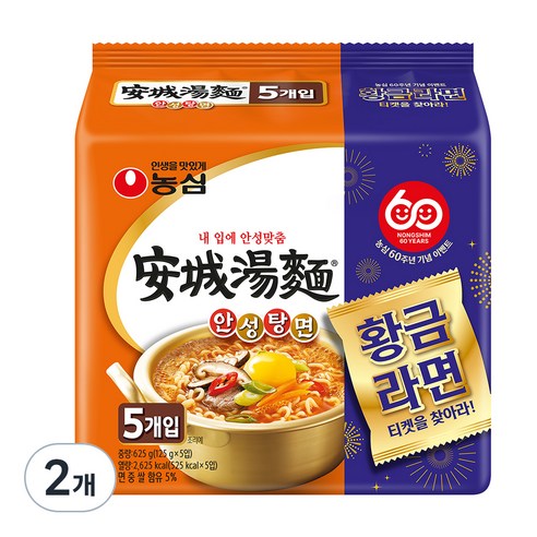 안성탕면 125g, 10개