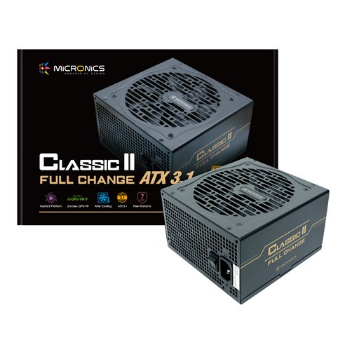 마이크로닉스 Classic II 풀체인지 600W 80PLUS ATX3.1 230V EU 3.1, HP1-N600ST-E12S 
PC부품