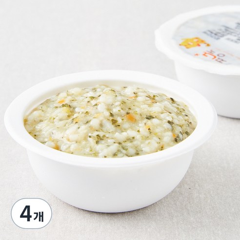 짱죽 중기 9개월부터 이유식 전복영양죽, 200g, 4개, 전복