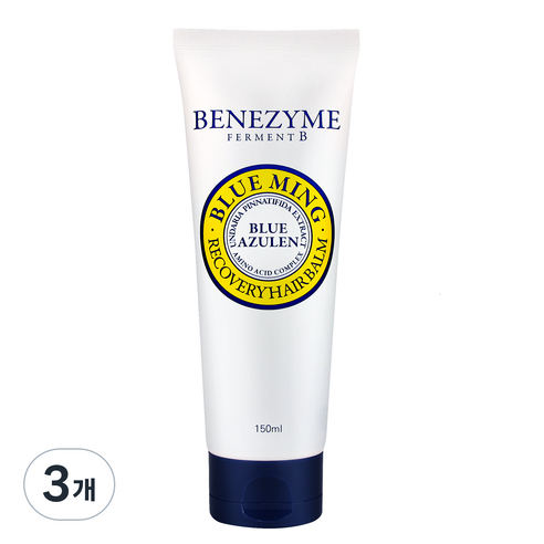 베네자임 블루밍 리커버리 헤어 밤, 3개, 150ml