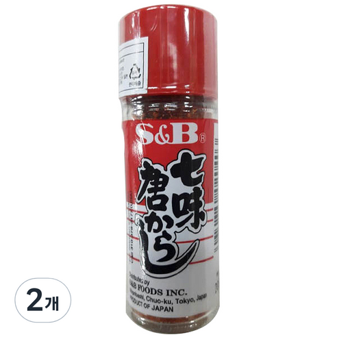에스비 시치미 향신료, 15g, 2개