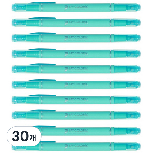 PLAYCOLOR 톰보 케이 수성사인펜, 아쿠아, 30개