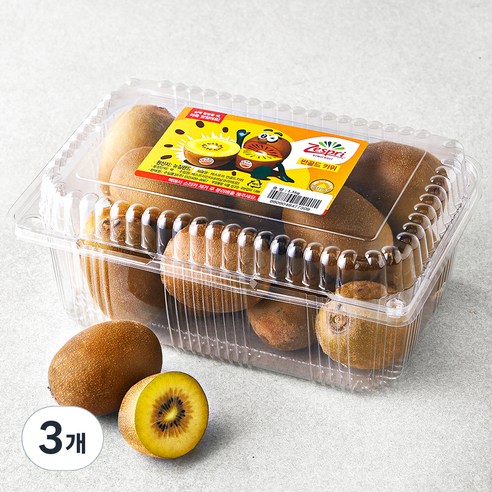 제스프리 썬골드키위, 1.5kg, 3개
