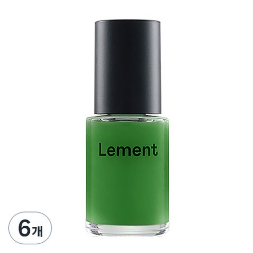 르멘트 컬러 네일, 40 클로버 그린, 14ml, 6개