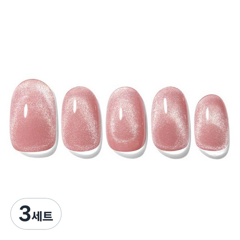 데싱디바 글레이즈 네일스티커 세트, 글린트 로지, 3세트