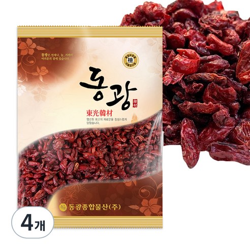 동광종합물산 산수유, 100g, 4개