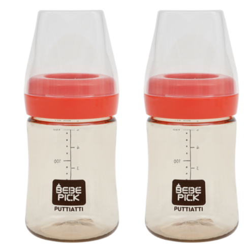 베베픽 PPSU 젖병 150ml 트윈팩, 노꼭지, 코랄, 2개