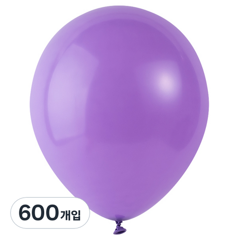 파티팡 풍선 라운드 30cm, 라벤더, 600개입