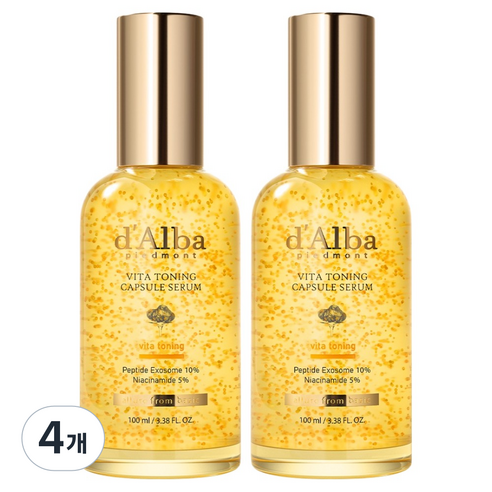 달바 비타 토닝 캡슐 세럼 나이아신아마이드 5퍼센트, 4개, 100ml