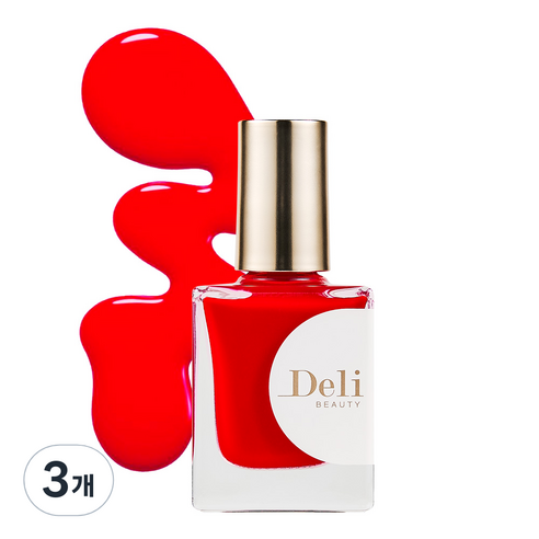 델리뷰티 루어 인 비비드, RD101 비비드 레드, 10ml, 3개