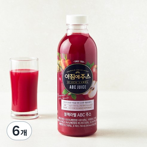 아침에주스 블랙라벨 ABC주스 - 과일/야채혼합주스 | 쿠팡