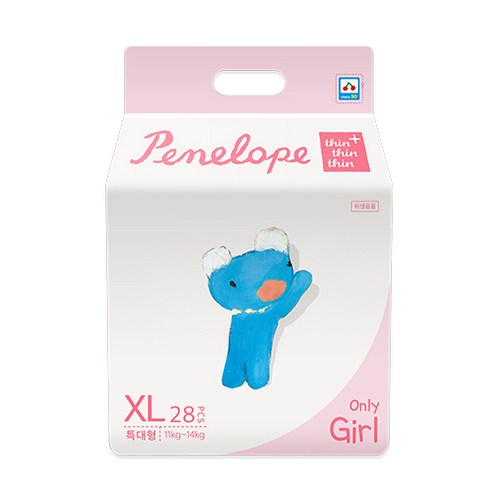 얇고 편안하게, 페넬로페 씬씬씬 플러스로 아기 피부를 지켜주세요.