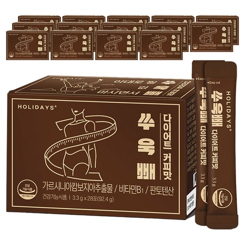 홀리데이즈 쑤욱빼 다이어트 커피맛 28포, 92.4g, 15개
