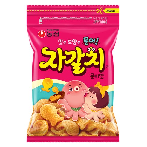 자갈치 문어맛 과자, 174g, 2개