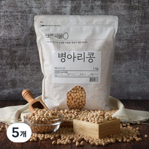 바른곡물 병아리콩, 2kg, 5개