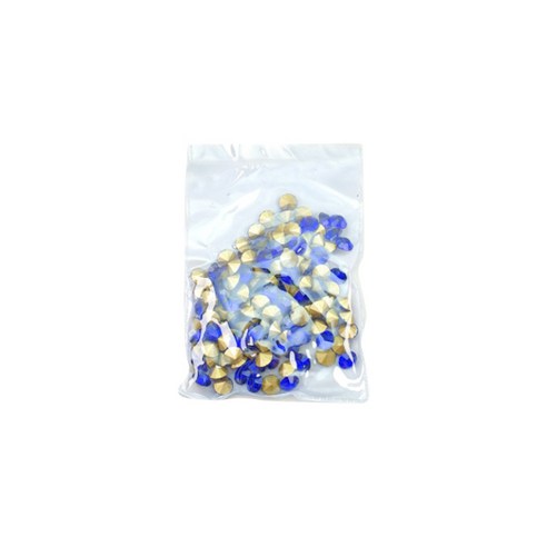 마켓감성 대용량 v컷 입체 스톤 파츠 8mm 144p, 블루, 1개