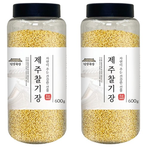 건강곡간 제주 찰기장, 600g, 2개
