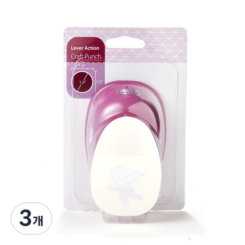 포코스 모양펀치 R-36, 천사, 3개