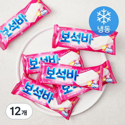 보석바 아이스크림 (냉동), 80ml, 12개