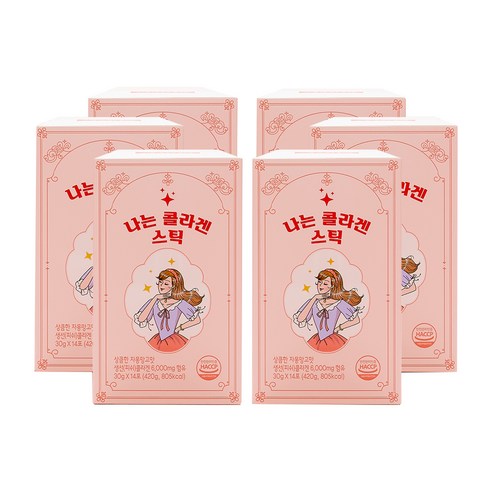 비담 나는 콜라겐 스틱 14p, 6개, 420g
