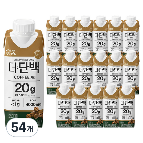 더단백 드링크 커피 A, 250ml, 54개