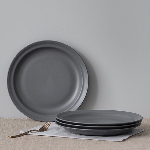 보울보울 볼볼오리진 디너플레이트 27cm 차콜그레이, 4개