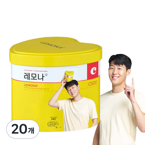 경남제약 레모나 산 손흥민 에디션, 140g, 20개