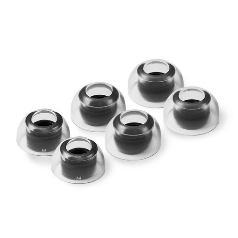 아즈라 크리스탈 갤럭시 버즈 프로용 이어팁 6p, 패키지9, Clear Gray, 1세트
