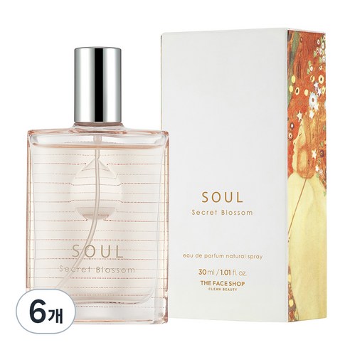 더페이스샵 소울 시크릿 블라썸 오드 퍼퓸, 30ml, 6개