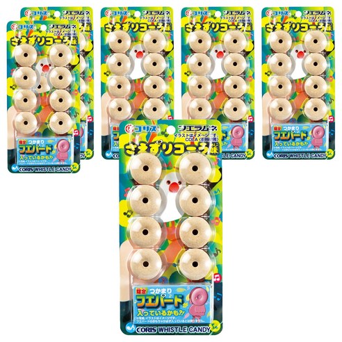 코리스 휘슬라무네 휘파람 사탕 콜라맛, 22g, 6개