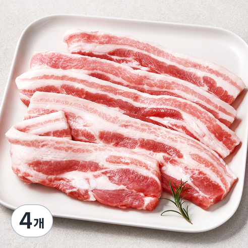 선진포크한돈 시그니처 삼겹살 (냉장), 500g, 4개