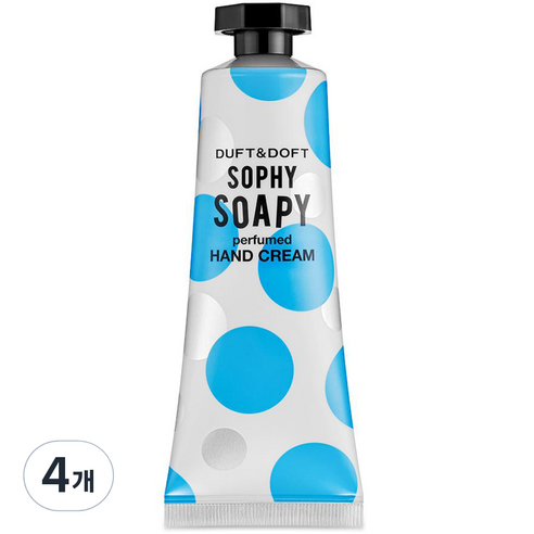 더프트앤도프트 퍼퓸드 핸드크림 소피소피, 75ml, 4개
