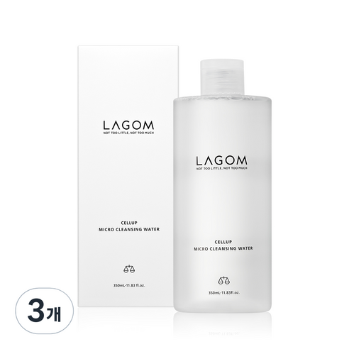 라곰 셀럽 마이크로 클렌징 워터, 350ml, 3개