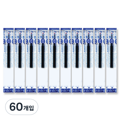 제브라 젤잉크 JF 리필심 0.5mm, 청색, 60개