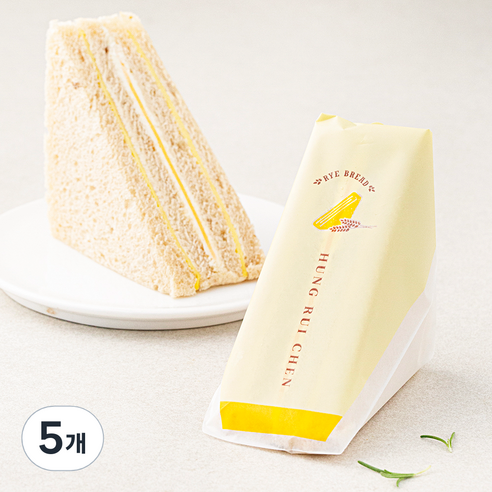 홍루이젠 호밀빵 치즈 샌드위치, 67g, 5개