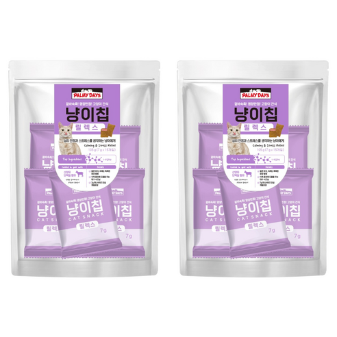 파미데이즈 고양이 냥이칩, 릴렉스, 105g, 2개