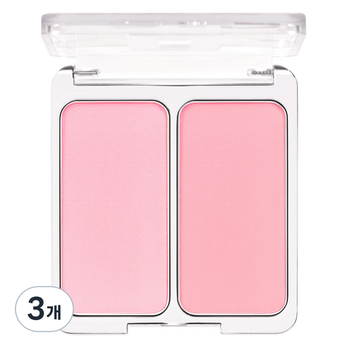 투에이엔 듀얼치크 블러셔 4.4g 2p, 13 베리 큐피드, 3개