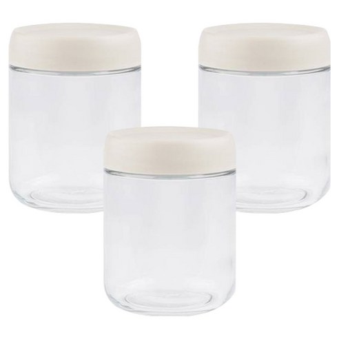 인블룸 다용도 유리 보관용기, 450ml, 3개