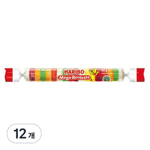 하리보 메가룰렛 젤리, 45g, 12개