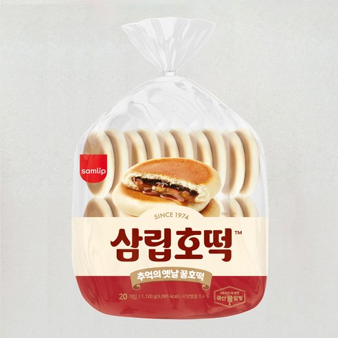 삼립 추억의 옛날 꿀호떡, 1.12kg, 1개