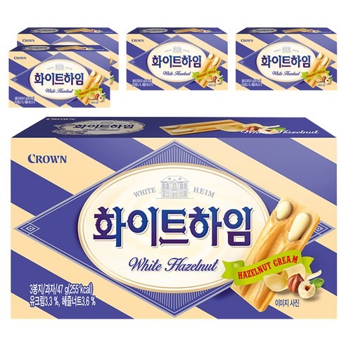 쵸코하임 크라운 화이트 하임, 47g, 5개