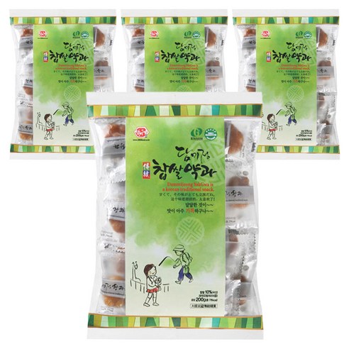 담미정 미니찹쌀약과, 200g, 4개