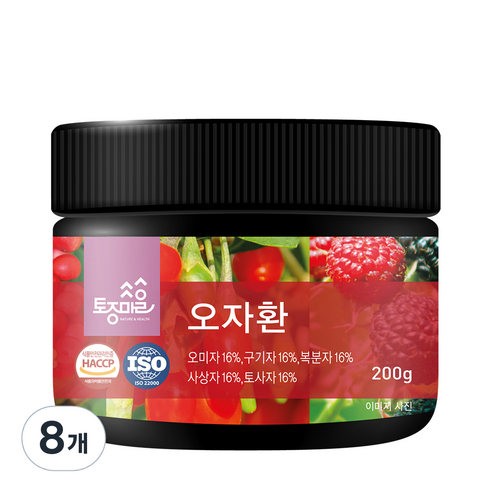 토종마을 HACCP 인증 오자환, 200g, 8개