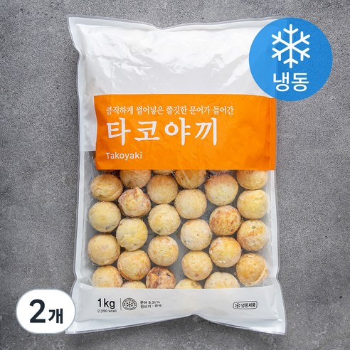 세미원 타코야끼 (냉동), 1kg, 2개