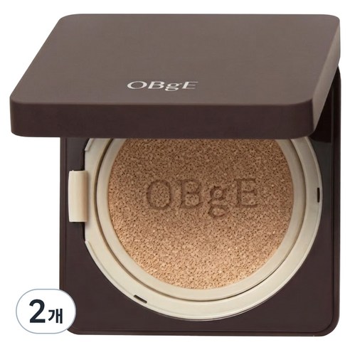 OBge 퍼펙트 옴므 쿠션 SPF50+ PA+++ 15g, 2호 베이지, 2개