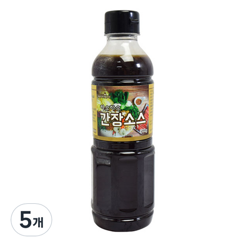 하우하우 간장소스, 500g, 5개