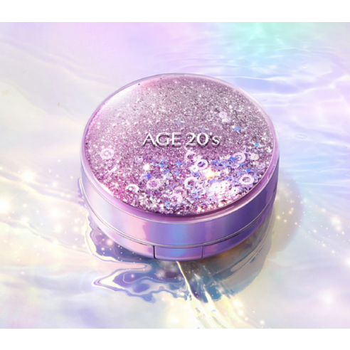 에이지투웨니스 샤이닝드롭 팩트 에디션 케이스 + 리필 12.5g x 3p, 23호(화이트라떼), 1세트