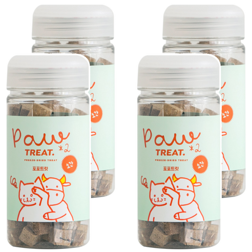 바잇미 반려동물 포포트릿 동결건조간식, 소간, 75g, 4개