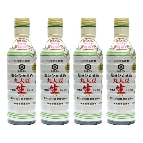 [기꼬만] 환대두 저염 생간장, 450ml, 4개
