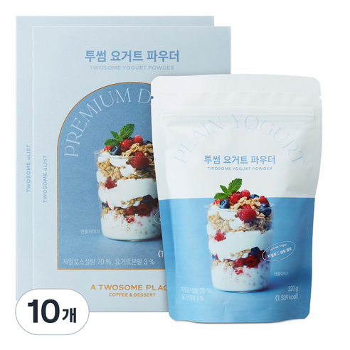 aLIST 투썸 요거트 파우더, 320g, 1개입, 10개